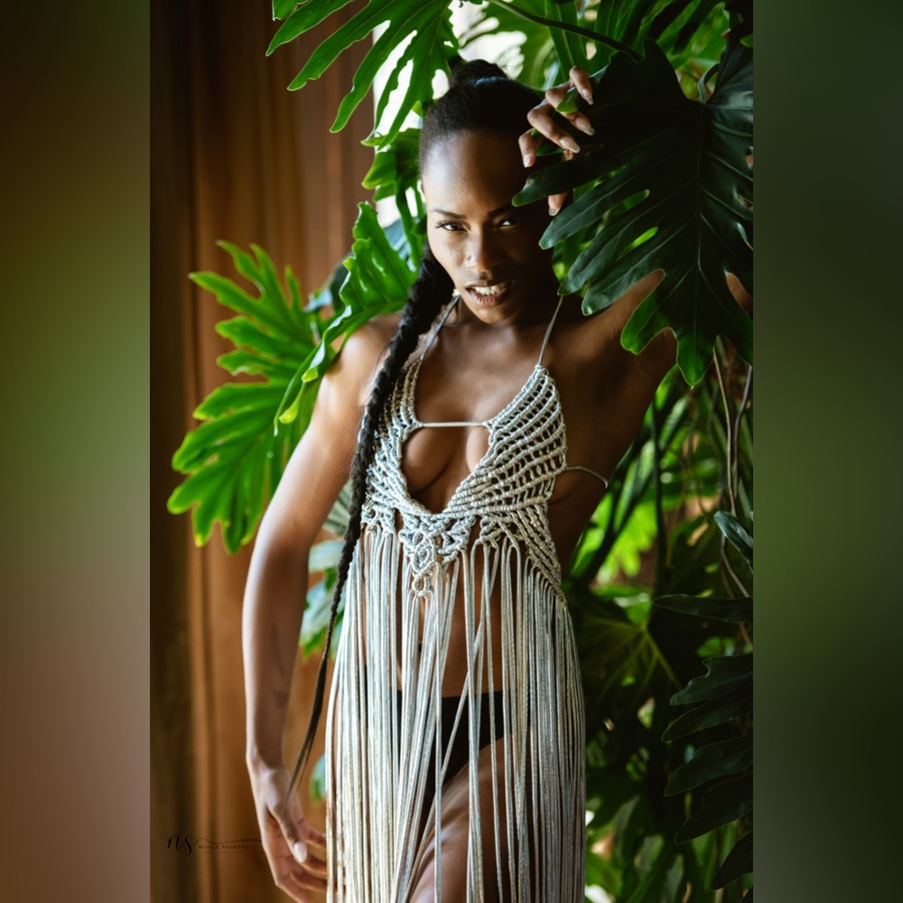 Original GoodVibeGoda Handmade Macramé Rope Dress Design